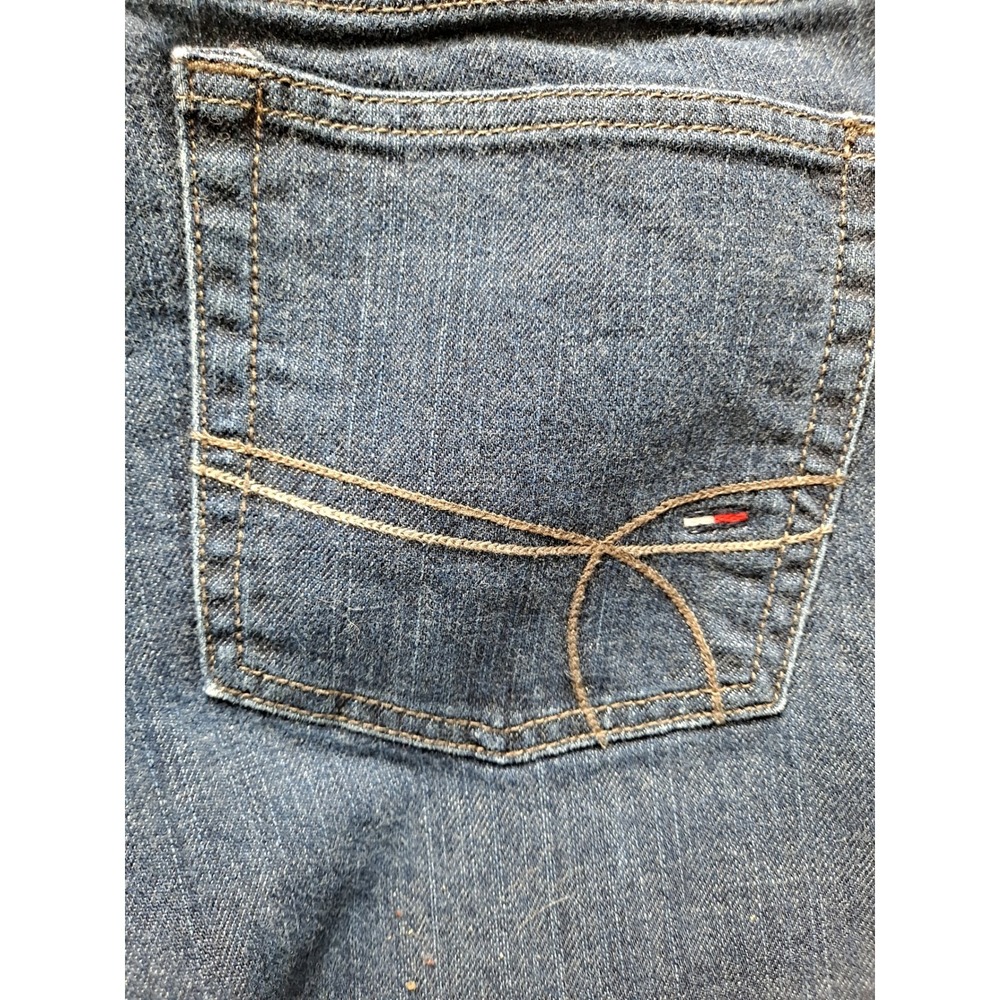 Tommy Hilfiger‎ Womens Jeans Blue Denim Size 12S Straight Leg Crop - Picture 6 of 8